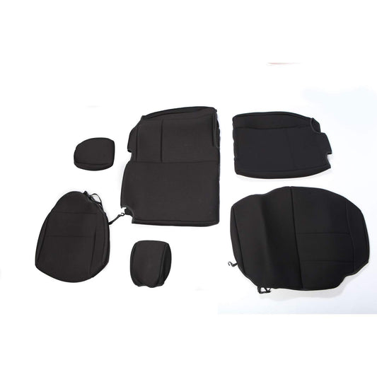 RUGGED RIDGE 13264.01 Rugged Ridge 13264.01 Seat Cover, Rear, Neoprene Black; 07-18 Jeep Wrangler JKU