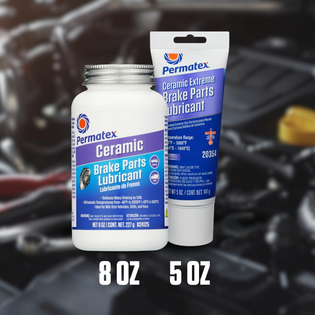 PERMATEX 24125 Permatex 24125 Ceramic Extreme Brake Parts Lubricant, 8 oz., Pack of 1