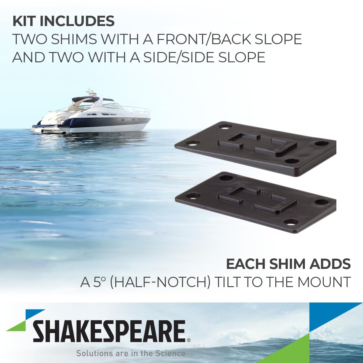 SHAKESPEARE 414 Shakespeare Rubber Shim Kit for Ratchet Mnts Shakespeare 414 Rubber Shim Kit for Ratchet Mnts,black