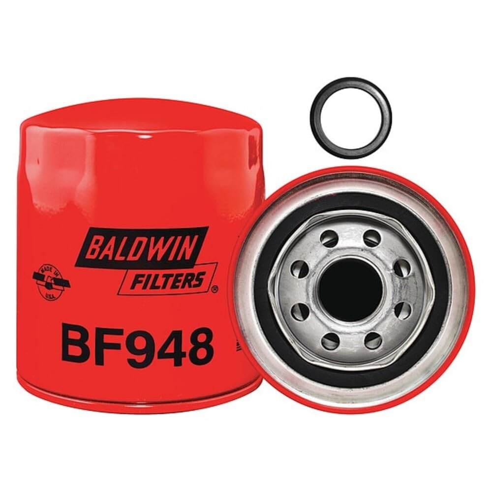BALDWIN FILTERS BF948 Baldwin Filters Fuel Filter, 4-3/8 x 3-25/32 x 4-3/8 In