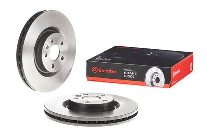 BREMBO 09C20711C02 Brembo 09.C207.11 UV Coated Pillar Vented Front Brake Rotor LAND ROVER/LAND ROVER (CHERY) OE# LR059122