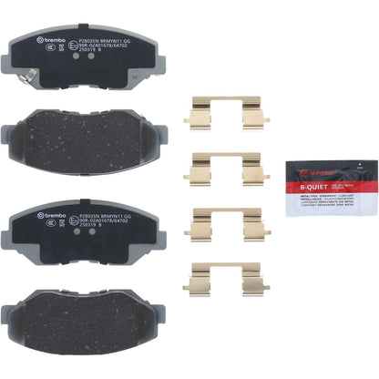 BREMBO P28035N Brembo P28035N Premium Ceramic Front Disc Brake Pad Set ACURA/HONDA OE# 45022S9AE60