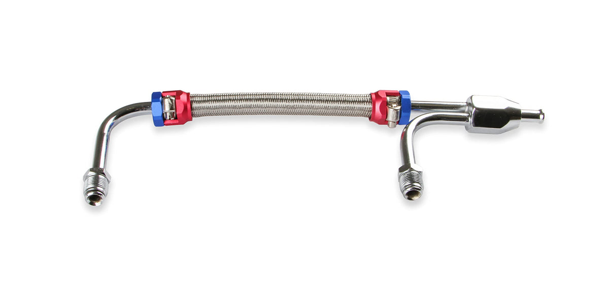 MR GASKET 1556G Mr. Gasket Fuel Line, Adjustable Holley W/Gauge, 0.125 in. NPT