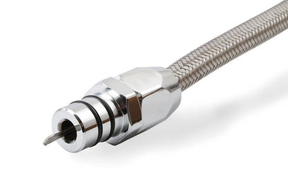 MR GASKET 9704G Mr. Gasket 9704G Automatic Transmission Dipstick & Tube - Braided Stainless Steel