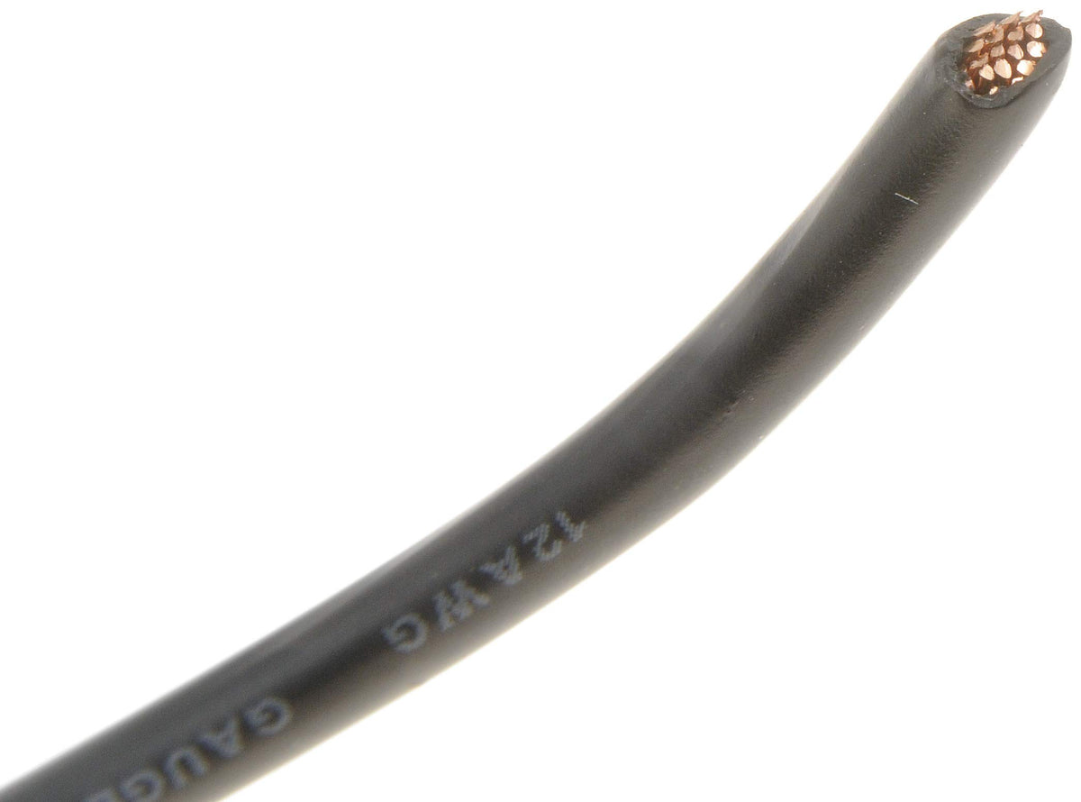 DORMAN 85770 Dorman 85770 12 Gauge Black Primary Wire-Spool Universal Fit