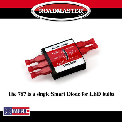 ROADMASTER 789 Roadmaster 789 Set of 2 Smart Diode fits RV to Flat Towed Vehicle Connections with Variable Voltage and LED Lighting | Easy Installation | Aluminum Heat Sink | Epoxy Case