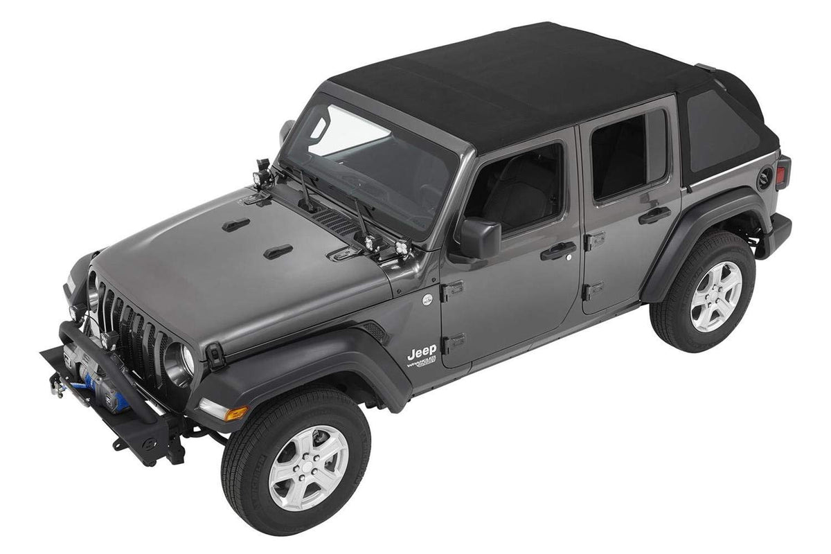 BESTOP 56863-17 Bestop Trektop Black Twill 5686317 for Jeep Wrangler JL 4-Door 2018-2027