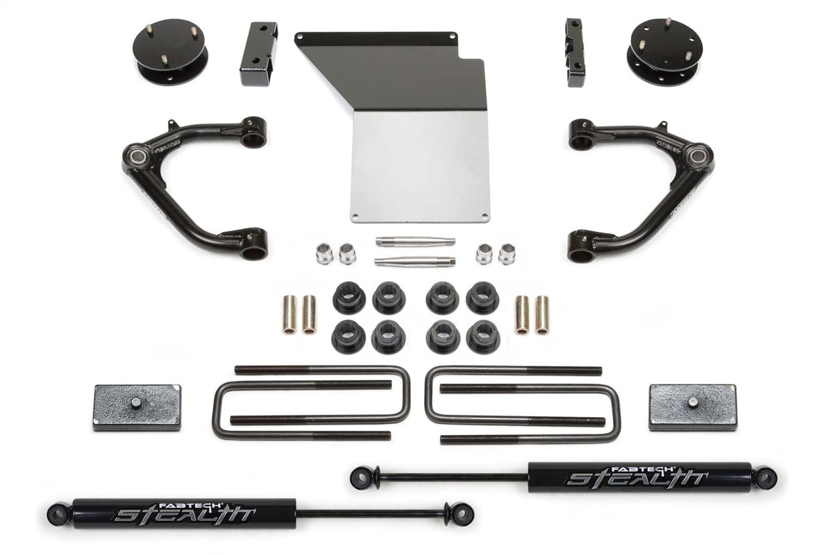 FABTECH K1062M Fabtech K1062M 4in Lift System w/Shocks
