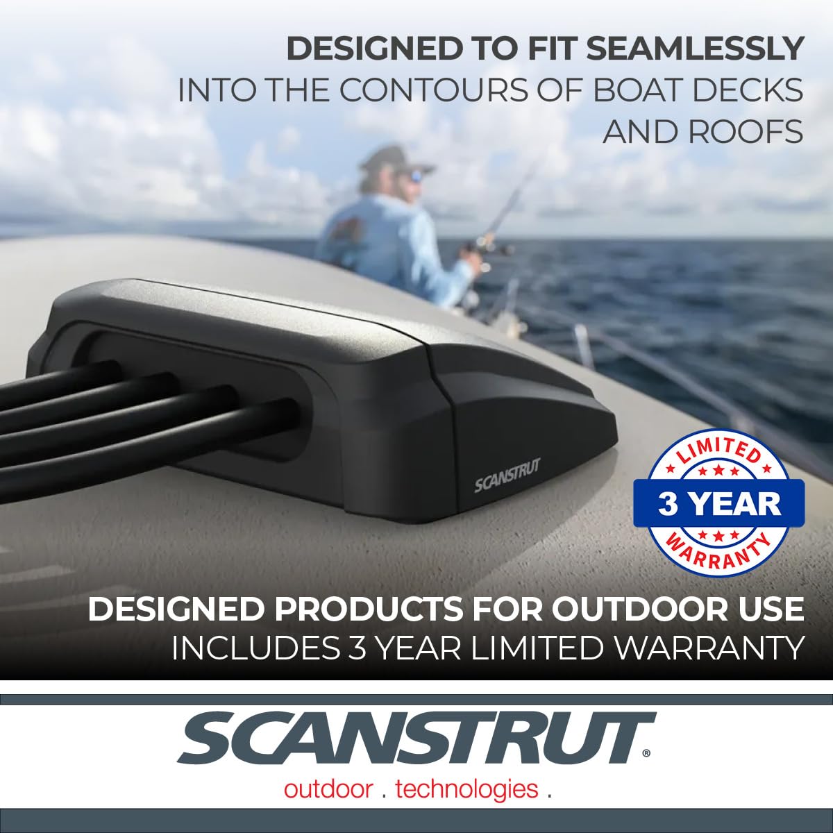 SCANSTRUT DS-H-MULTI-BLK Scanstrut DS-H-Multi-BLK Horizontal Multi Cable Seal – Black