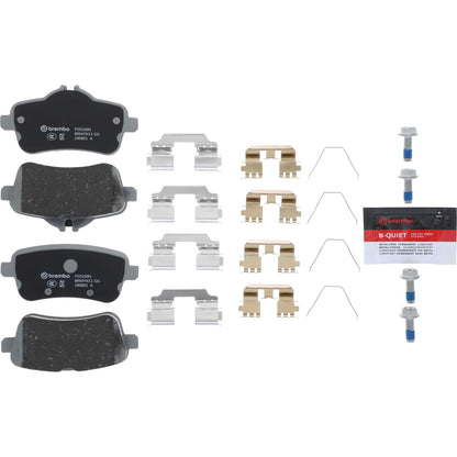 BREMBO P50100N Brembo P50100N Premium Ceramic Rear Disc Brake Pad Set MERCEDES-BENZ OE# A0074208220