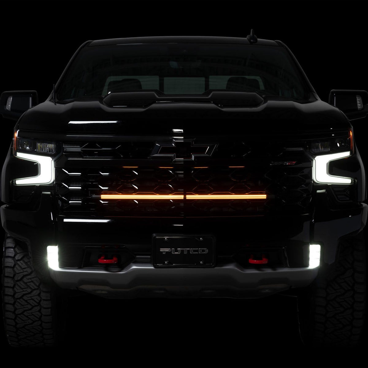 Putco 310037 Putco Virtual DRL LED Grille Lights - 37" Light Bar - Fits Chevy Silverado/GMC Sierra 15-25, Ford SuperDuty F250+ 11-25