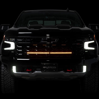 Putco 310037 Putco Virtual DRL LED Grille Lights - 37" Light Bar - Fits Chevy Silverado/GMC Sierra 15-25, Ford SuperDuty F250+ 11-25