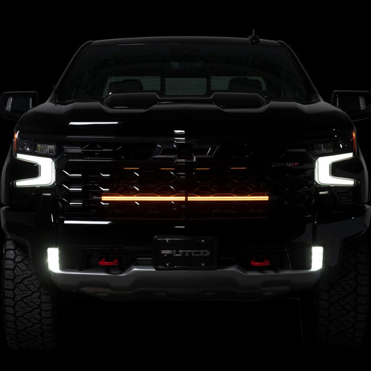 Putco 310037 Putco Virtual DRL LED Grille Lights - 37" Light Bar - Fits Chevy Silverado/GMC Sierra 15-25, Ford SuperDuty F250+ 11-25