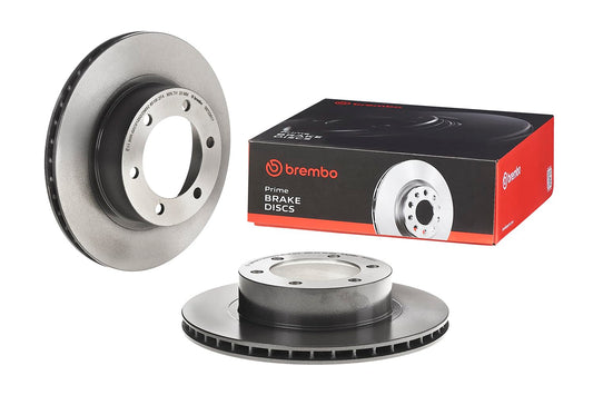 BREMBO 09722611C02 Brembo 09.7226.11 UV Coated vented Front Brake Rotor TOYOTA OE# 4351235210