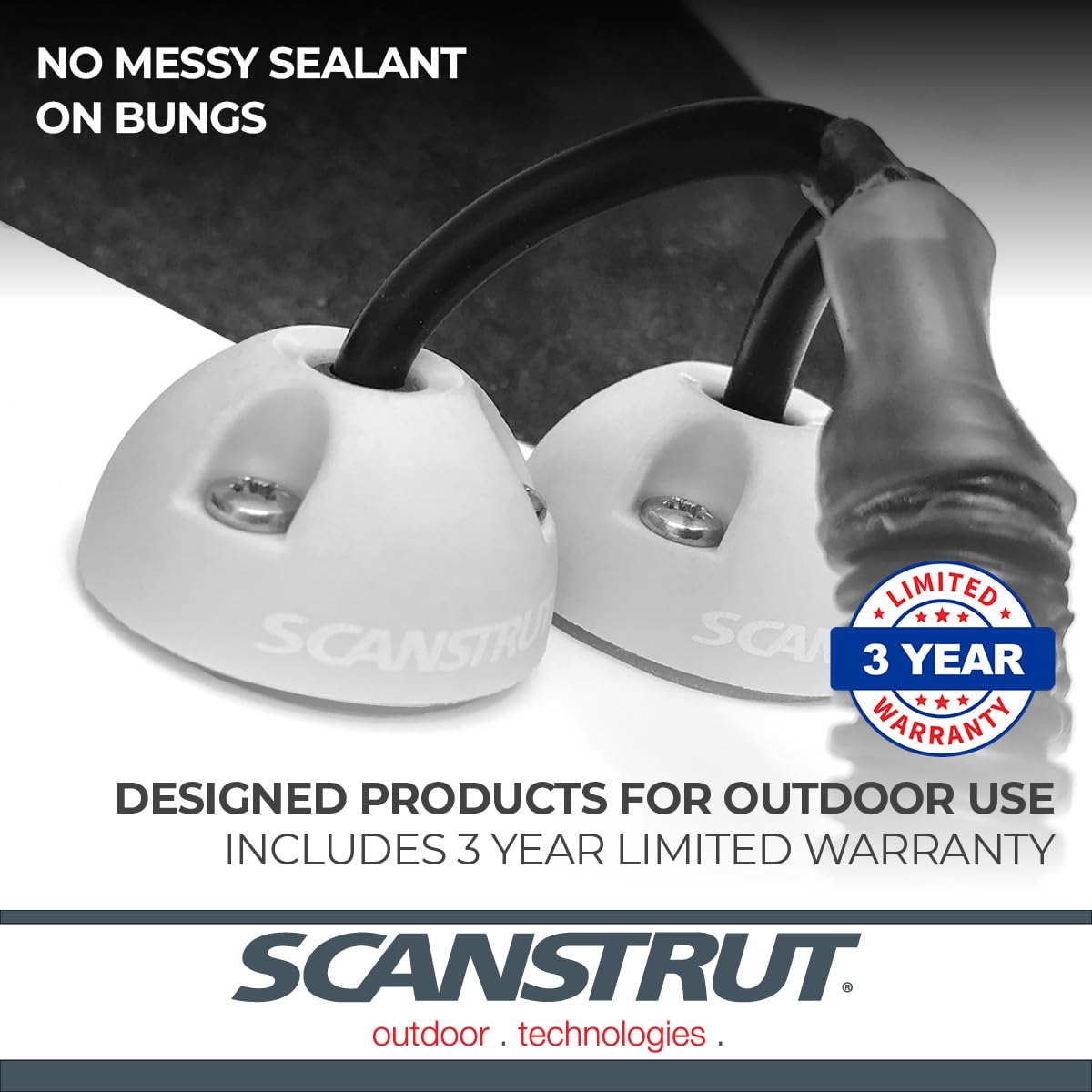 SCANSTRUT DS16-P Scanstrut DS16-P Mini Cable Seal for Connectors to 0.63" and Cables 0.08"-0.35" - Plastic