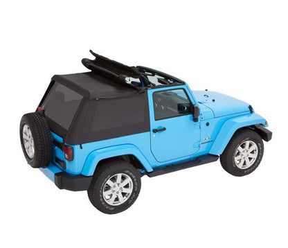 BESTOP 56852-35 Bestop Trektop Black Diamond 5685235 for Jeep Wrangler JK 2-Door 2007-2018