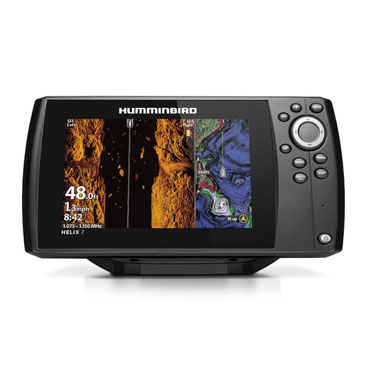HUMMINBIRD 411930-1 Humminbird Helix 7 G4 GPS Fish Finder with Transducer, MEGA Side Imaging