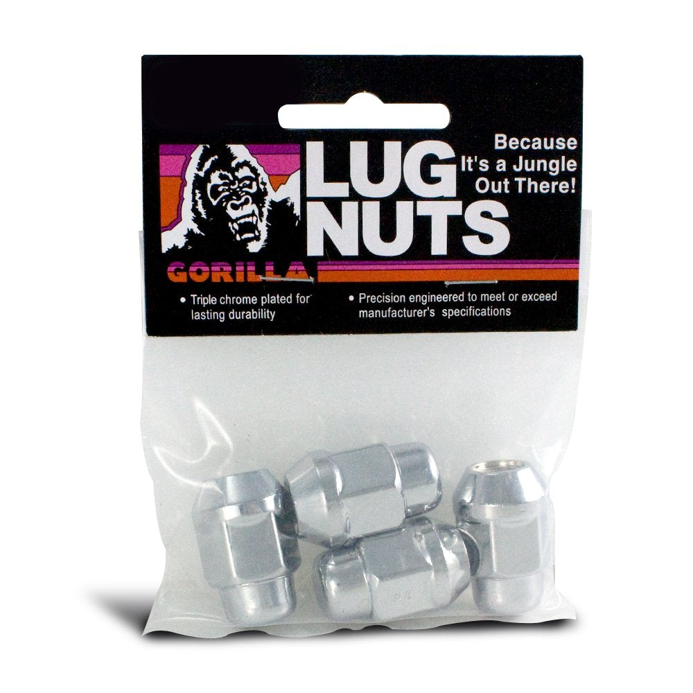 GORILLA 41127B Gorilla Automotive 41127B Acorn Bulge Seat Lug Nuts (12mm x 1.25 Thread Size)