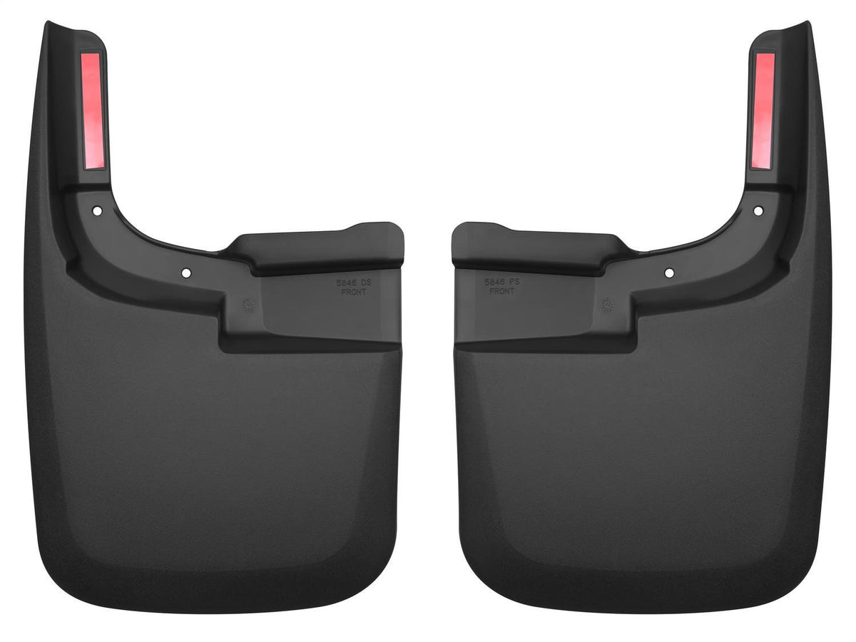 Husky Liners 58461 Husky Liners — Front Mud Guards – Fits 2017-2024 Ford F-250/F-350 Super Duty w/o OEM Fender Flares - Black, 2 Pc – 58461