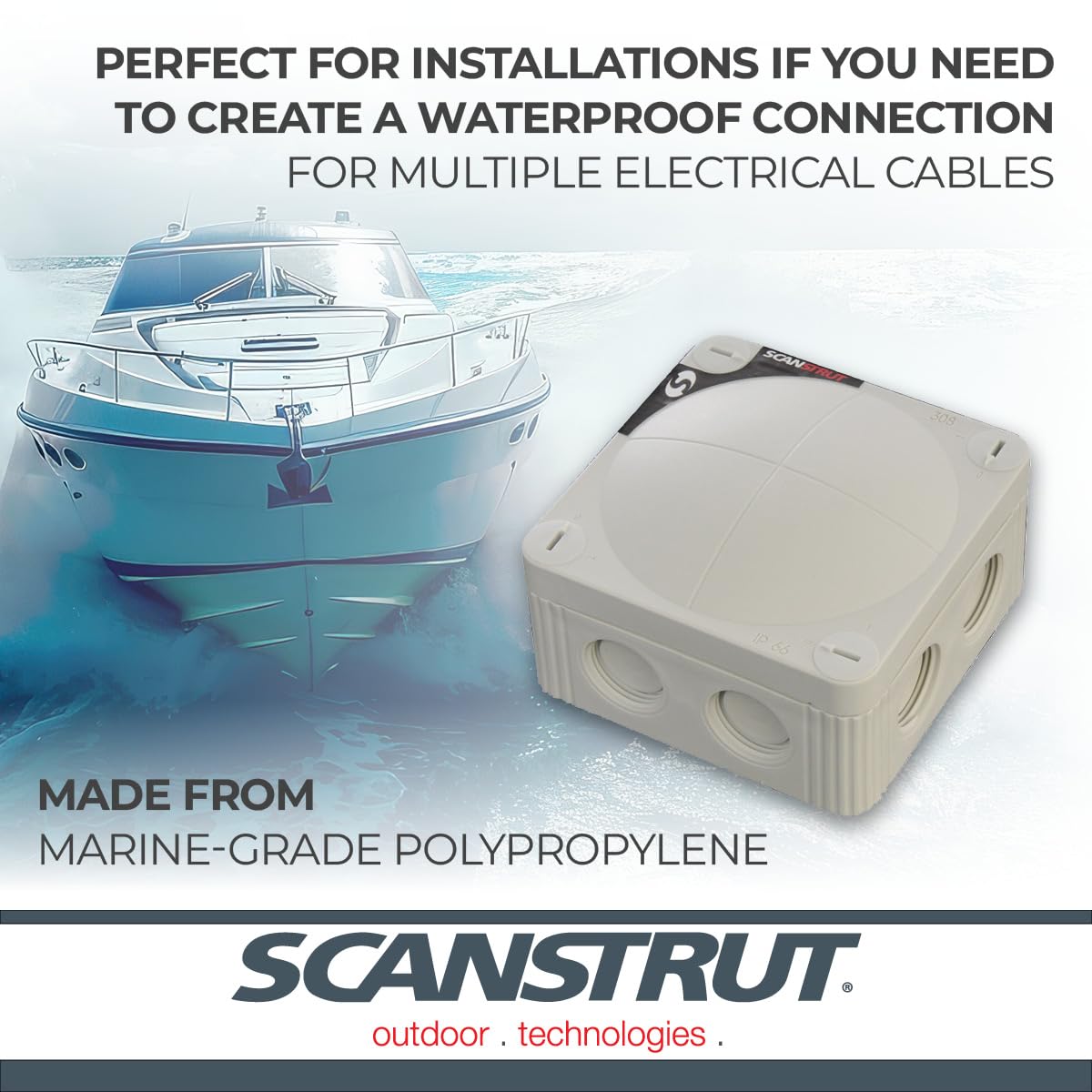 SCANSTRUT SB-8-10 Scanstrut SB-8-10 Waterproof Electrical Junction Box - 10-Way