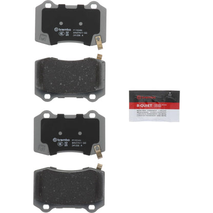 BREMBO P11024N Brembo P11024N Premium Ceramic Rear Disc Brake Pad Set CADILLAC/CHEVROLET/CHRYSLER/DODGE/FPV/JEEP OE# 89047744