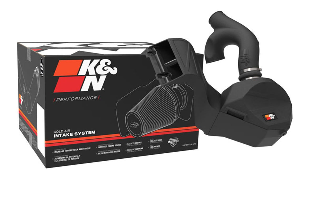 K&N FILTER 63-2617 K&N Cold Air Intake System: High-Flow Air Filter, Increase Performance & Towing: Compatible with 2015-2025 FORD Expedition, F150, F150 Raptor, 63-2617