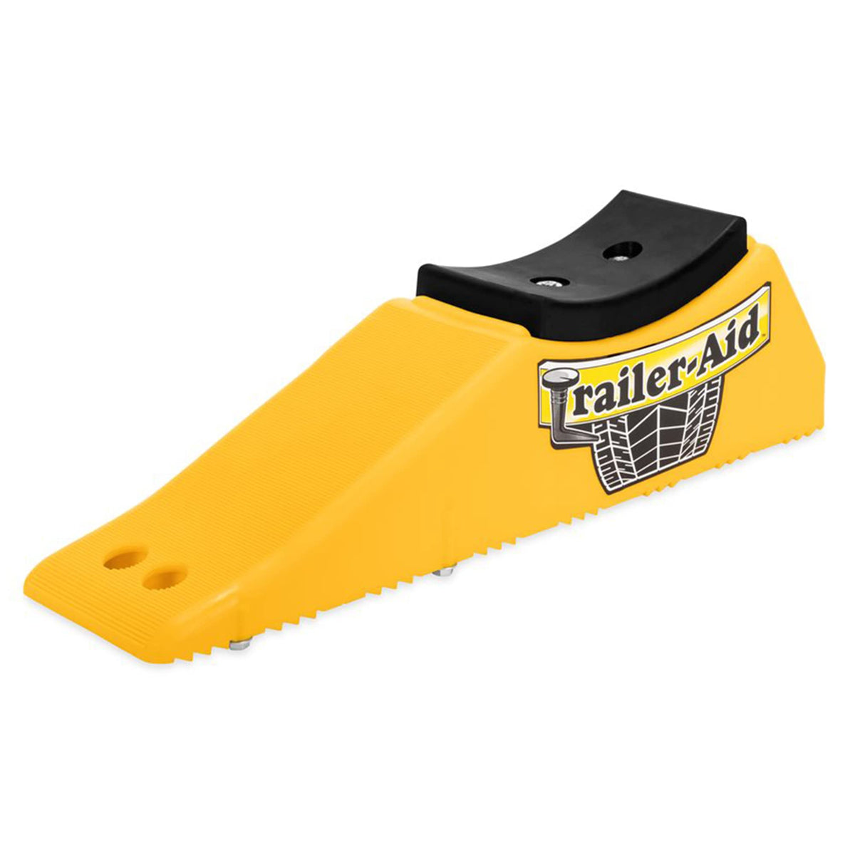 CAMCO 23 Camco Trailer Aid Plus Tandem Trailer Flat Tire Changing Ramp with 5.5" Lifting Capability, Holds Up to 15,000 Pounds, Yellow