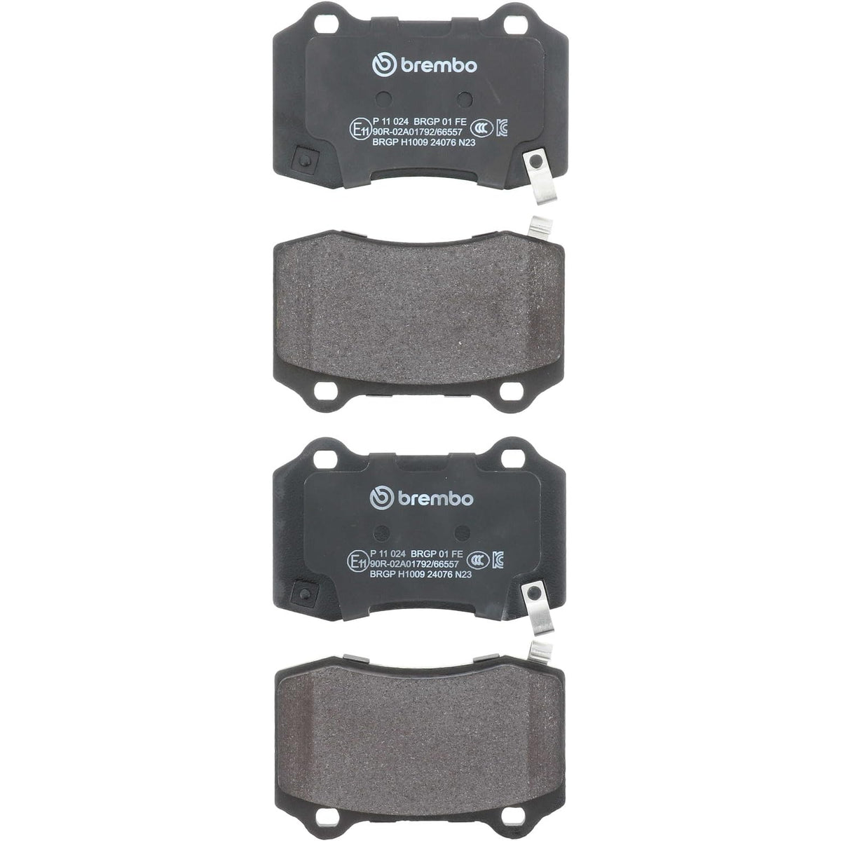 BREMBO P11024 Brembo P11024 Low-Met Alloy Steel Rear Disc Brake Pad Set CADILLAC/CHEVROLET/CHRYSLER/DODGE/FPV/JEEP OE# 89047744