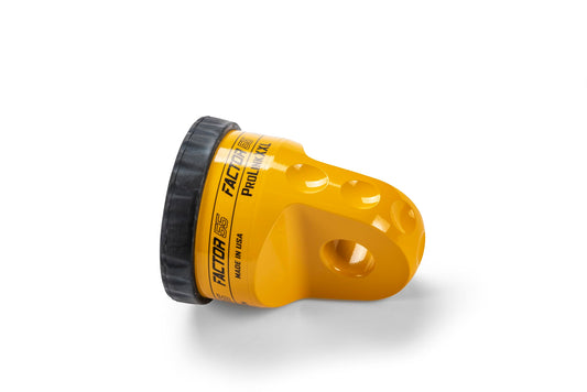 FACTOR 55 00210-03 Factor 55 ProLink Winch Shackle Mount for Large Overland and Military-Style Vehicles, Fits Lines Up to 1/2" Diameter - Yellow