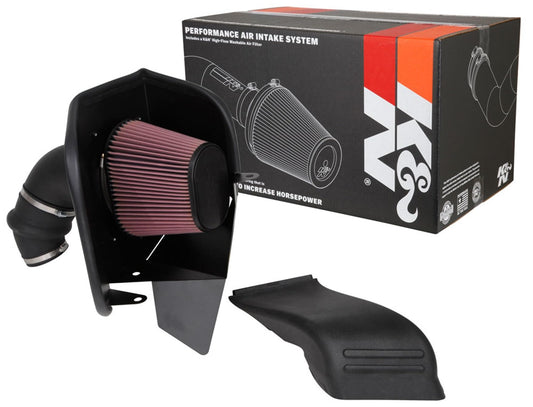K&N FILTER 63-1583 K&N Cold Air Intake System: High-Flow Air Filter, Increase Performance & Towing: Compatible with 2019-2024 RAM: 2500 & 3500, 63-1583