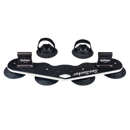SEASUCKER MK1076 SeaSucker Mini Bomber MAX Bike Rack - Carries 2 Bikes (Includes HUSKE Plugs Compatible with The Most Popular Bike Types)