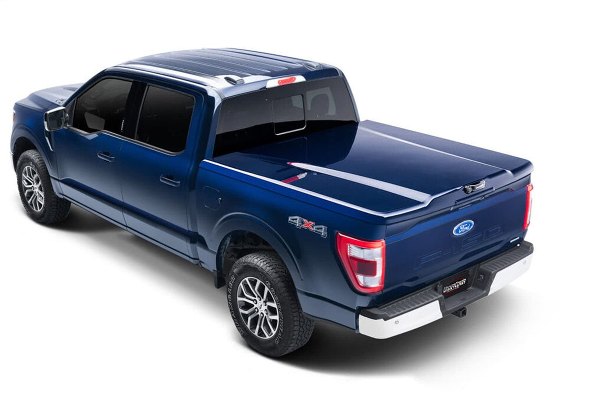 RealTruck UC2208L-UM RealTruck UnderCover Elite LX One-Piece Truck Bed Tonneau Cover – UC2208L-UM – Fits 2021 - 2025 Ford F-150 (UM - Agate Black) 5' 7" Bed (67.1")