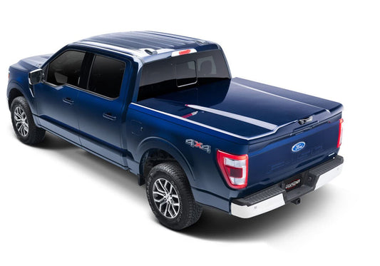 RealTruck UC2208L-UM RealTruck UnderCover Elite LX One-Piece Truck Bed Tonneau Cover – UC2208L-UM – Fits 2021 - 2025 Ford F-150 (UM - Agate Black) 5' 7" Bed (67.1")