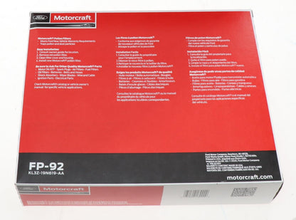 Motorcraft FP92 Cabin Air Filter, 1 Count (Pack of 1