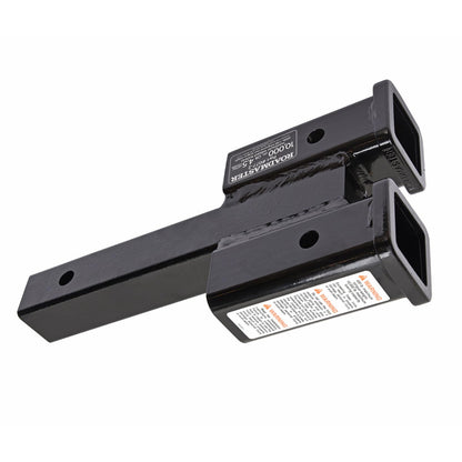 ROADMASTER 077-2 Roadmaster 077-2 Dual Receiver Hitches with 2" Top and Bottom Offset fits 2" Receiver Hitch | 10,000 lbs Towing Capacity | 400 lbs Max Tongue Weight | Durable Powder Coat Finish | Made in the USA