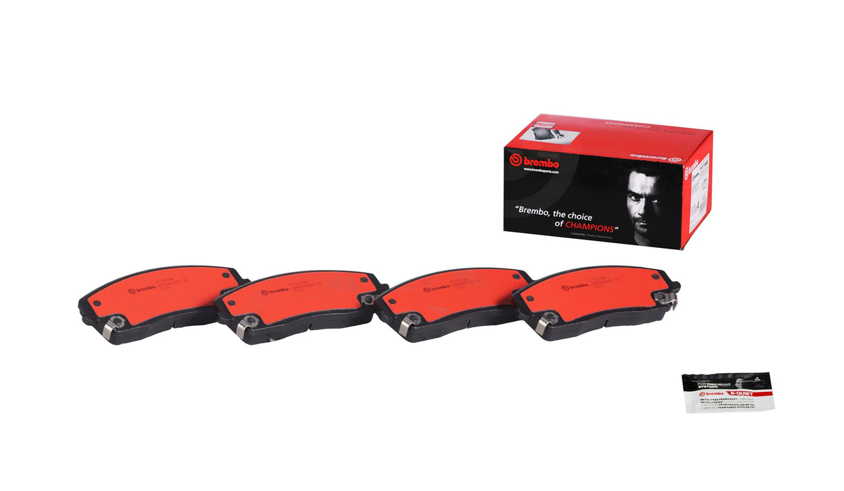 BREMBO P11019N Brembo P11019N Premium Ceramic Front Disc Brake Pad Set DODGE OE# K05142555AA