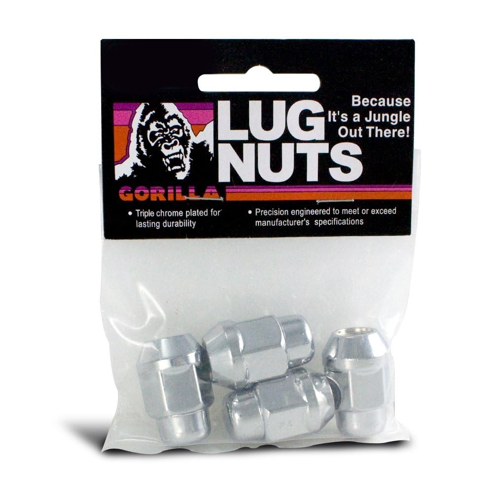 GORILLA 91127B Gorilla Automotive 91127B Acorn Bulge Lug Nuts (12mm x 1.25 Thread Size)