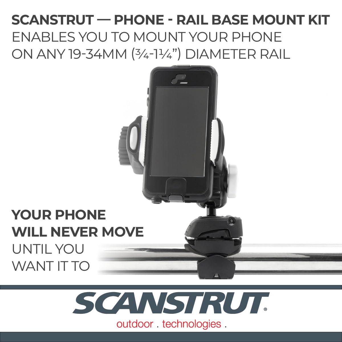 SCANSTRUT RLS-509-402 Scanstrut RLS-509-402 ROKK MINI PHONE MOUNT KIT WITH RAIL