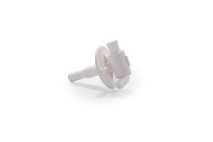 CAMCO 22223 Camco RV Water Tank Drain Valve | Features a Durable Plastic Construction, Comes with a Flange, and is Used with 3/4-Inch or 1/2-Inch Vinyl Tubing (22223)