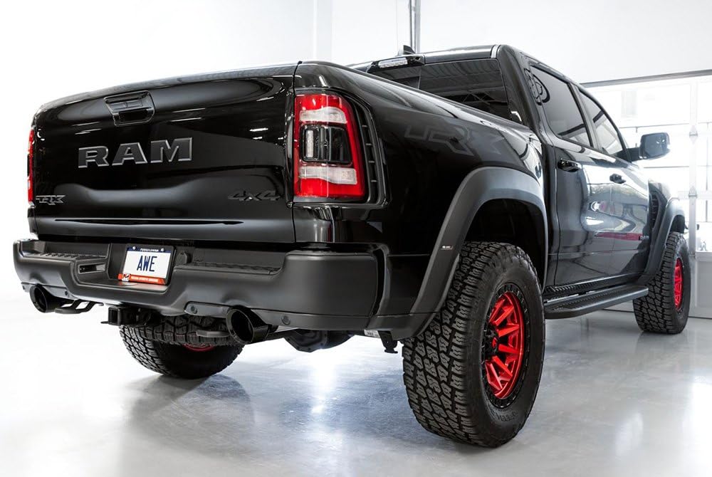 AWE Tuning 3015-33005 AWE Touring Dual 3' Cat-Back Exhaust, Black Tips for 2021-2023 TRX 6.2L