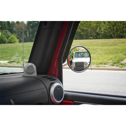RUGGED RIDGE 11025.10 Rugged Ridge | Quick Release Mirror Relocation Kit, Black | 11025.10 | Fits 1997-2018 Jeep Wrangler