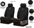 Covercraft Carhartt Super Dux SeatSaver Custom Seat Covers for 2015-2018 Ford F-150 (Excludes Raptor), 1st Row Bucket Seats, SSC2485COBK (Black)