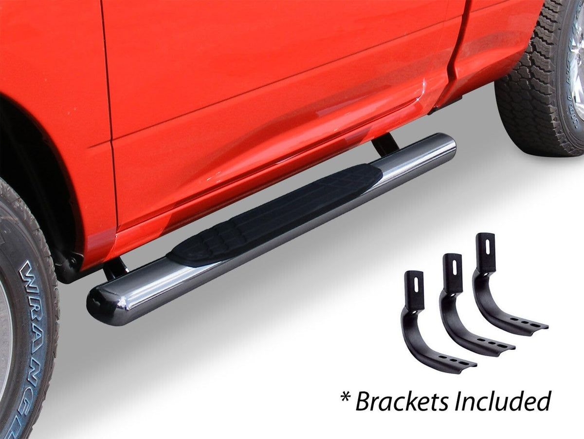 GO RHINO 684412652PS Go Rhino - 684412652PS - Go Rhino 684412652PS 4 in. OE Xtreme Plus SideSteps Kit Fits 04-14 Compatible with/Replacement for F-150