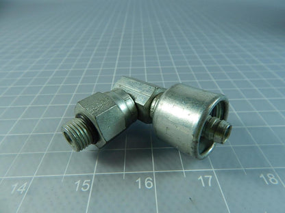 Gates G25128-0606 MegaCrimp Couplings, Male O-Ring Boss Swivel