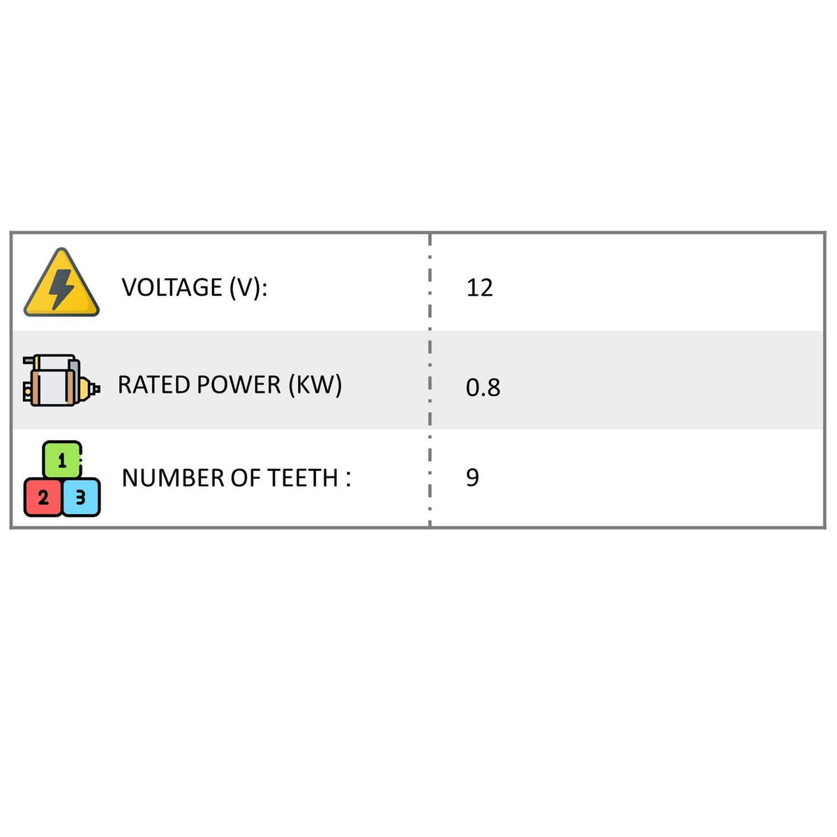 WAI 17845N WAI 17845N Starter Motor