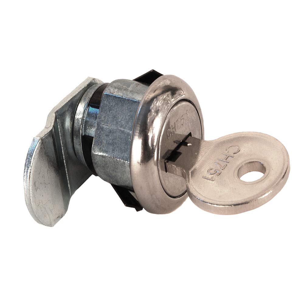 RV DESIGNER L110 RV Designer L110 Universal Hatch Lock, 5/8" Cam, Keyed, 1 Key