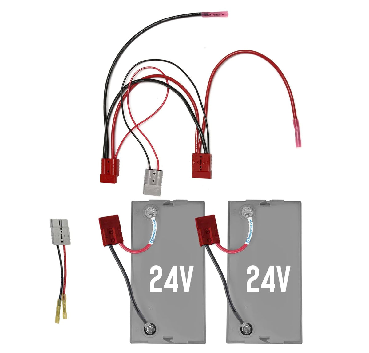 CONNECT EASE RCE224VCHK Connect-Ease Double Time 24V Parallel Trolling Motor Wiring Kit