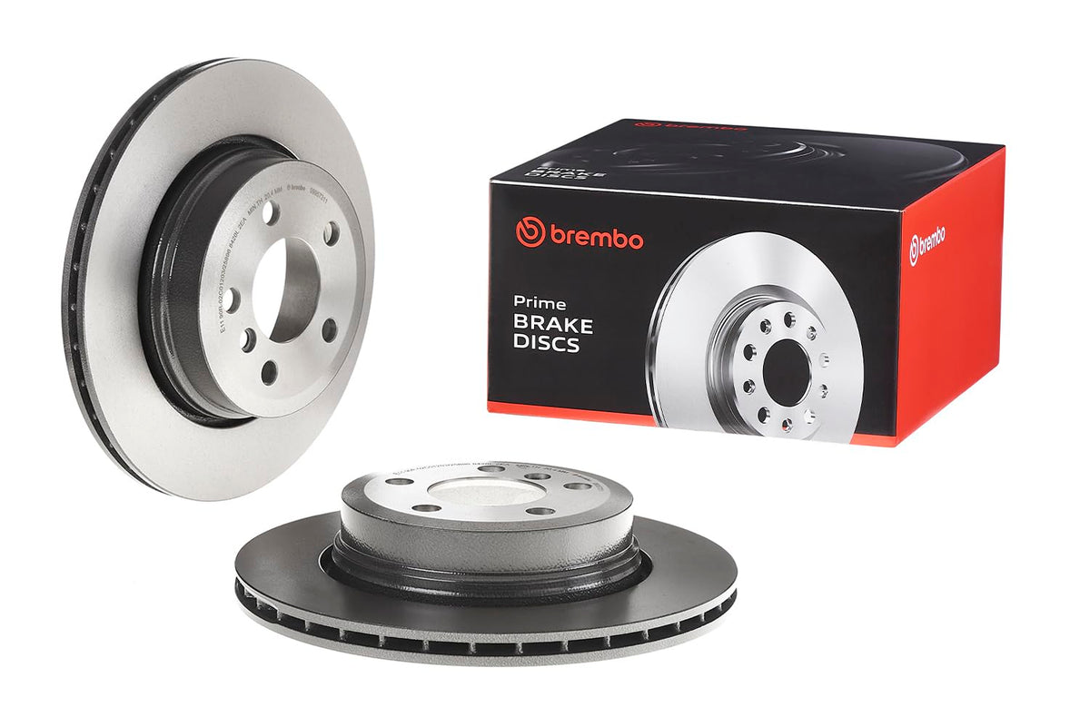BREMBO 09957311C02 Brembo 09.9573.11 UV Coated vented Rear Brake Rotor BMW OE# 34213332217