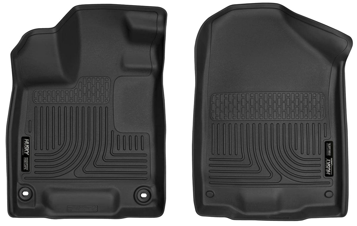 Husky Liners 55491 Husky Liners X-act Contour Floor Mats – Fits 2019-2025 Honda Passport; 2016-2022 Honda Pilot – Front Row, 2-pc Black - 55491