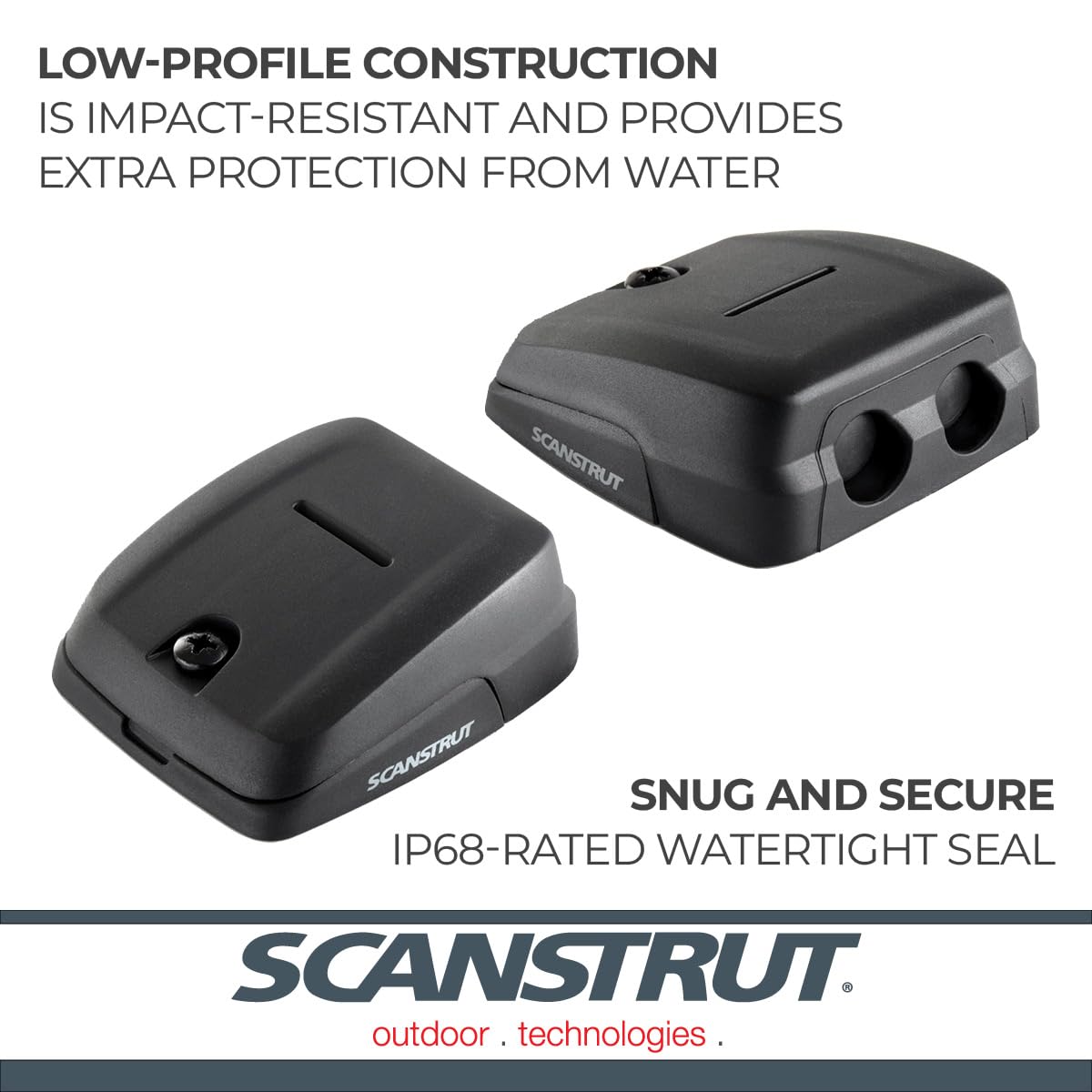 SCANSTRUT DS-HD10-BLK Scanstrut DS-HD10-BLK Double Horizontal Cable Seal - Black